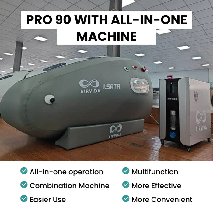 Airvida Pro90 Portable Sitting Hyperbaric Chamber 1.5 ATA