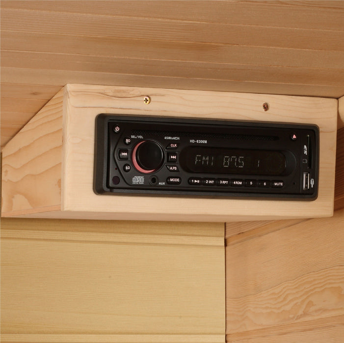 Maxxus 3 Red Cedar Person Low EMF FAR IR Sauna (MX-K306-01 CED)