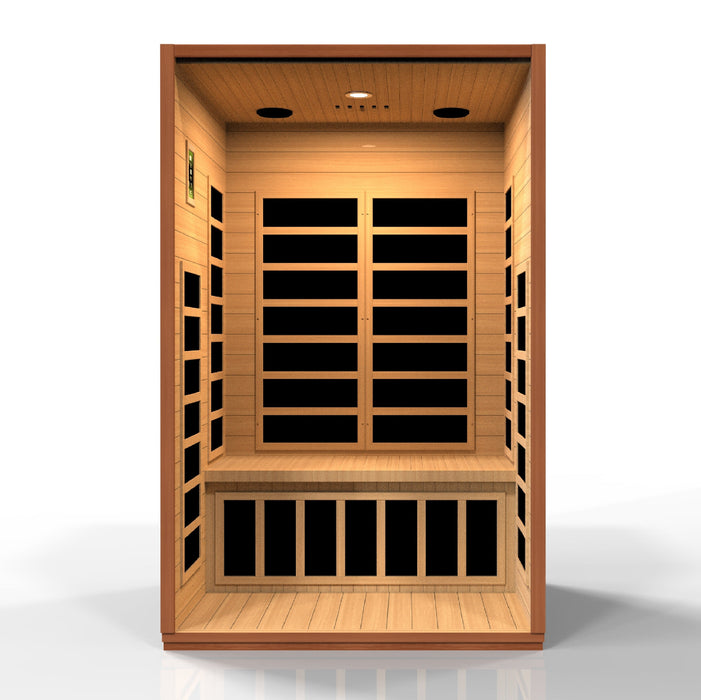 Dynamic "Cardoba" 2 Person Low EMF - FAR Infrared Sauna (DYN-6203-01)