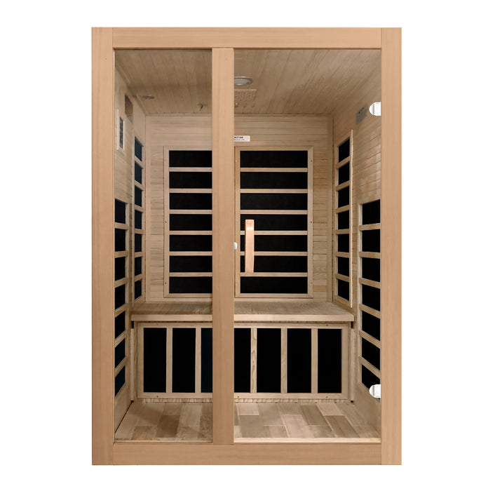 Dynamic "Santiago" 2 Person Low EMF FAR IR Sauna (DYN-6209-01)