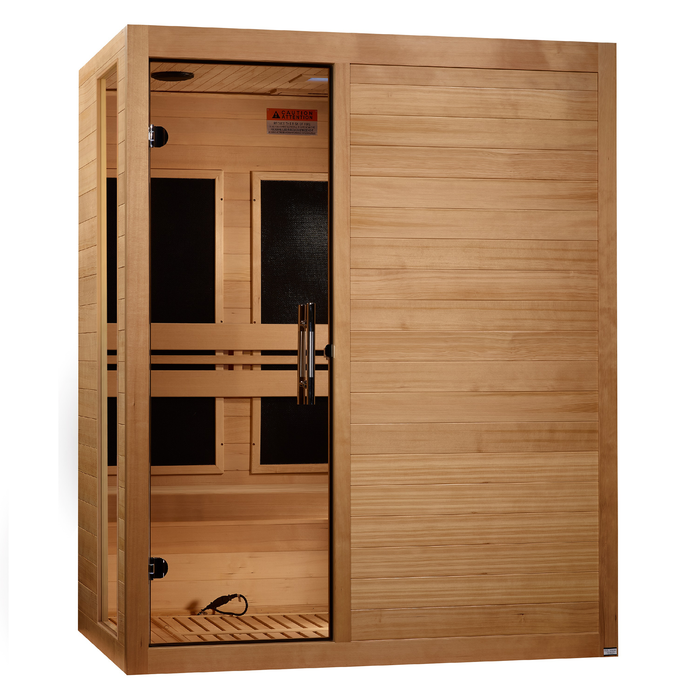 Dynamic "Toscana" 3 Person Ultra Low EMF FAR IR Sauna (DYN-6315-05)