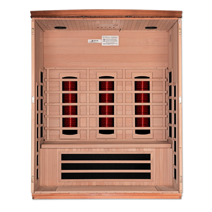 Dynamic "Lugano" 3 Person Full Spectrum IR Sauna (DYN-6336-03 FS)