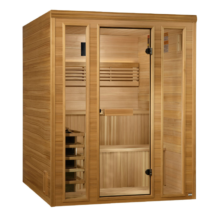 Golden Designs "Engelberg" 6 Person Traditional Steam Sauna (GDI-7060-01)