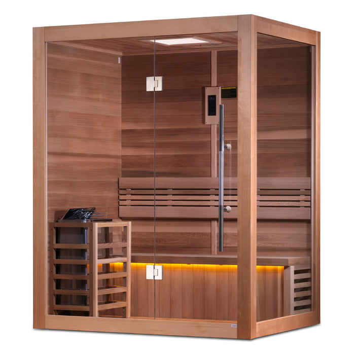 Golden Designs "Hanko" 2-3 Person Traditional Sauna (GDI-7202-01)