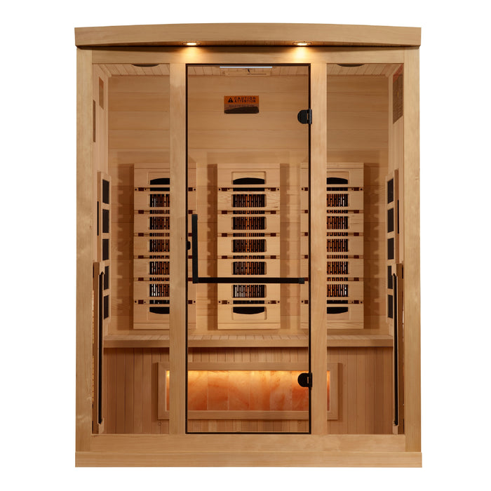 Golden Designs "Reserve Edition" 3 Person Full Spectrum with Himalayan Salt Bar (GDI-8030-03)