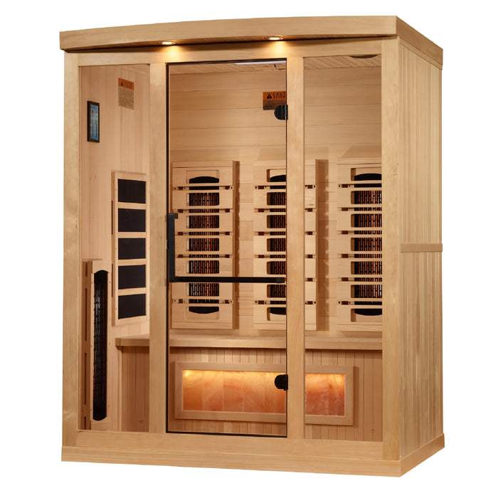 Golden Designs "Reserve Edition" 3 Person Full Spectrum with Himalayan Salt Bar (GDI-8030-03)