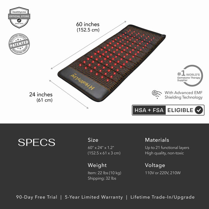 Jet Series | PEMF Far Infrared Heating Mats