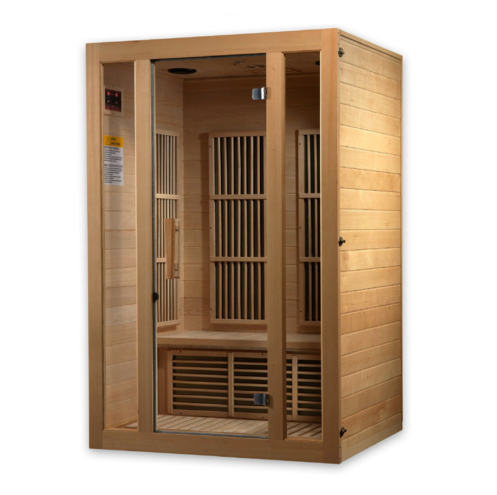 Maxxus 2 Person Near Zero EMF FAR IR Sauna (MX-J206-01-ZF)