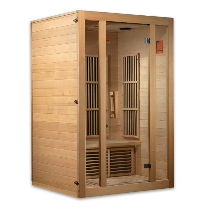 Maxxus 2 Person Near Zero EMF FAR IR Sauna (MX-J206-01-ZF)