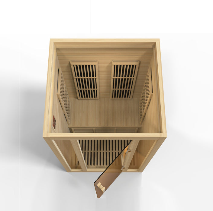 Maxxus 2 Person Near Zero EMF FAR IR Sauna (MX-J206-01-ZF)