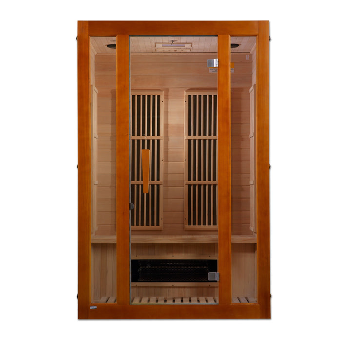 Maxxus "Aspen" Dual Tech 2 person Low EMF FAR IR Sauna (MX-J206-02S)