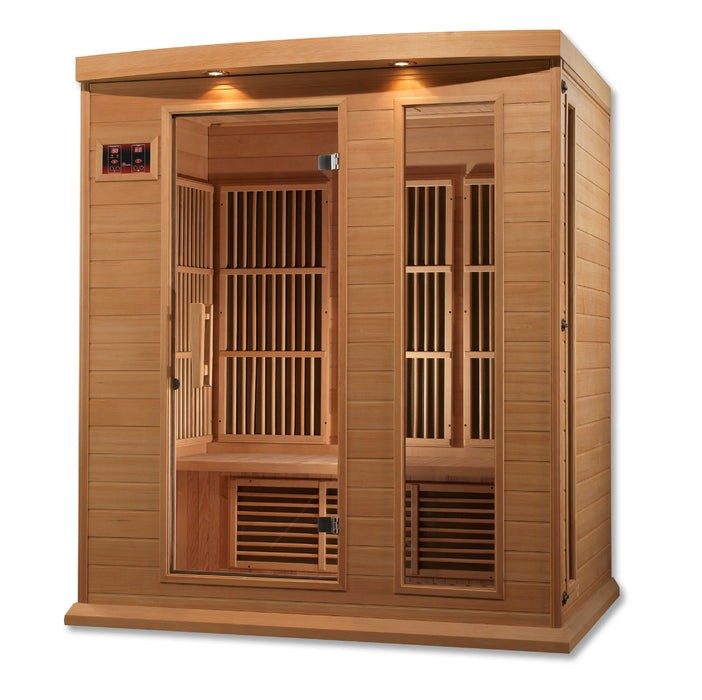 Maxxus 3 Person Low EMF FAR IR Sauna (MX-K306-01-ZF)