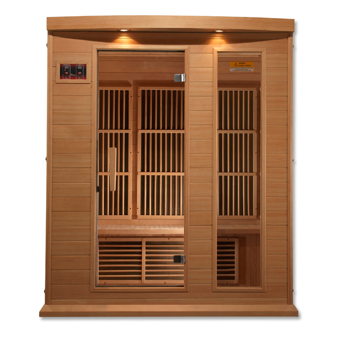 Maxxus 3 Person Low EMF FAR IR Sauna (MX-K306-01-ZF)