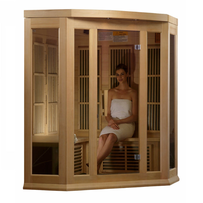 Maxxus 3 Person Low EMF FAR IR Sauna (MX-K356-01)