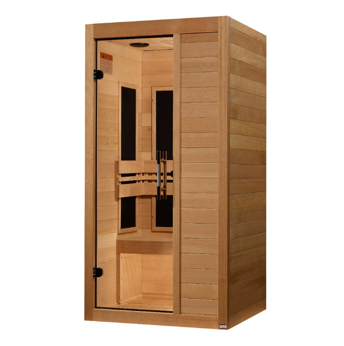 Maxxus "S-Line" 1 Person Ultra Low EMF FAR IR Sauna (MX-S106-01 Elite)