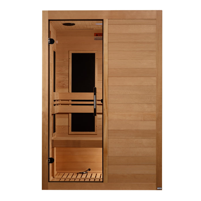 Dynamic "Lucca" 2 Person Low EMF FAR IR Sauna (DYN-6215-05)