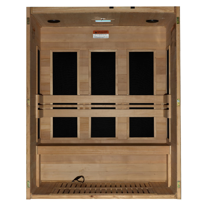 Dynamic "Toscana" 3 Person Ultra Low EMF FAR IR Sauna (DYN-6315-05)