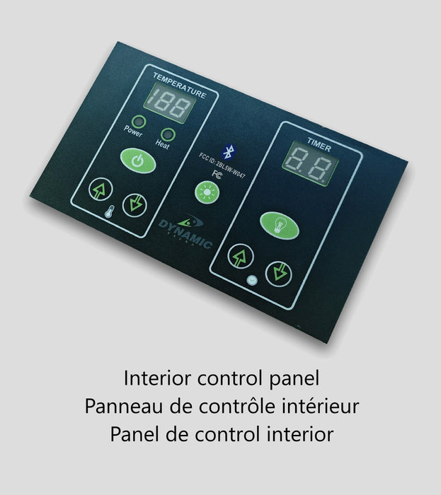 Dynamic "Serena" 2 Person Low EMF FAR IR Sauna (DYN-6229-01)