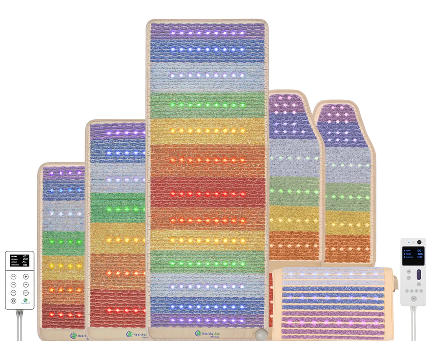 Rainbow Chakra Series | PEMF Far Infrared Heating Mats