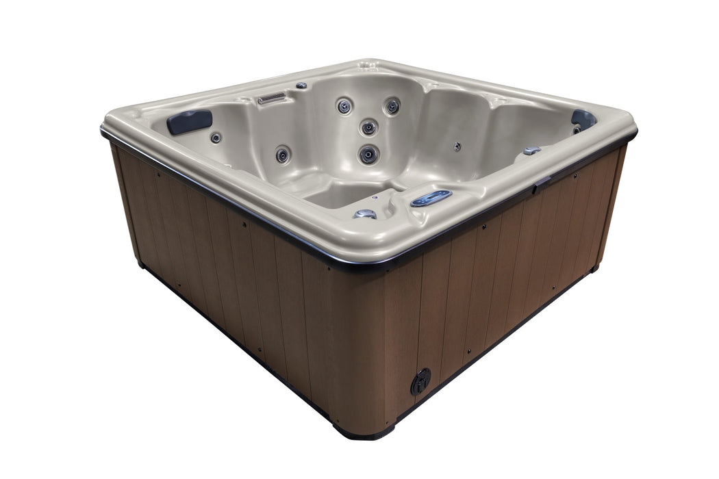 Cyanna Valley Spas SupremeX – 6-Seat Hot Tub with 32 Jets and LED Lighting