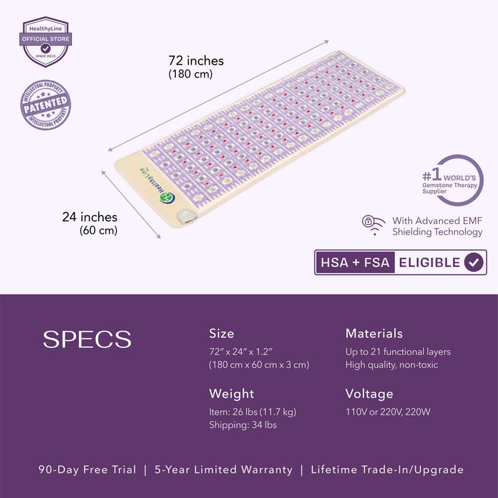 TAJ Series | PEMF Far Infrared Heating Mats