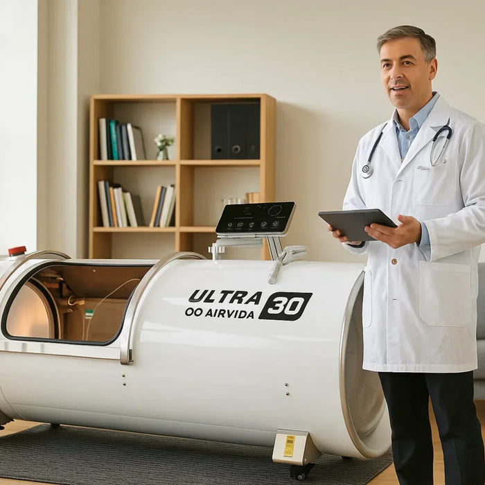 Airvida Ultra 1.3-2.0 ATA Hard Shell Lying Hyperbaric Chambers