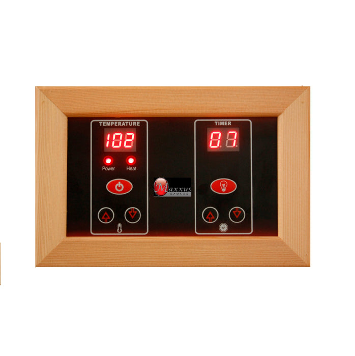 Maxxus 2 Person Near Zero EMF FAR IR Sauna (MX-J206-01-ZF)